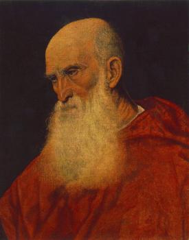 提香 Portrait of an Old Man, Pietro Cardinal Bembo